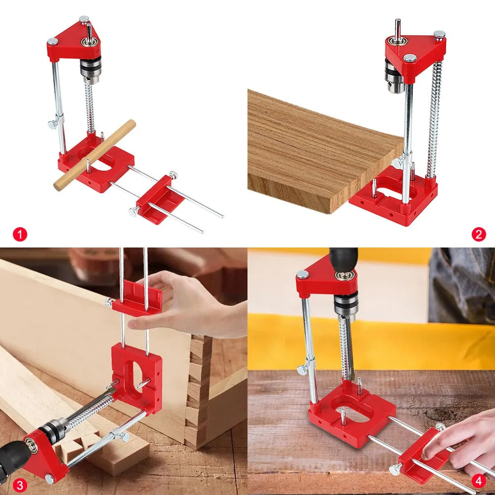 Support de Perçage Précis et Sécurisé pour Artisanat et Bricolage