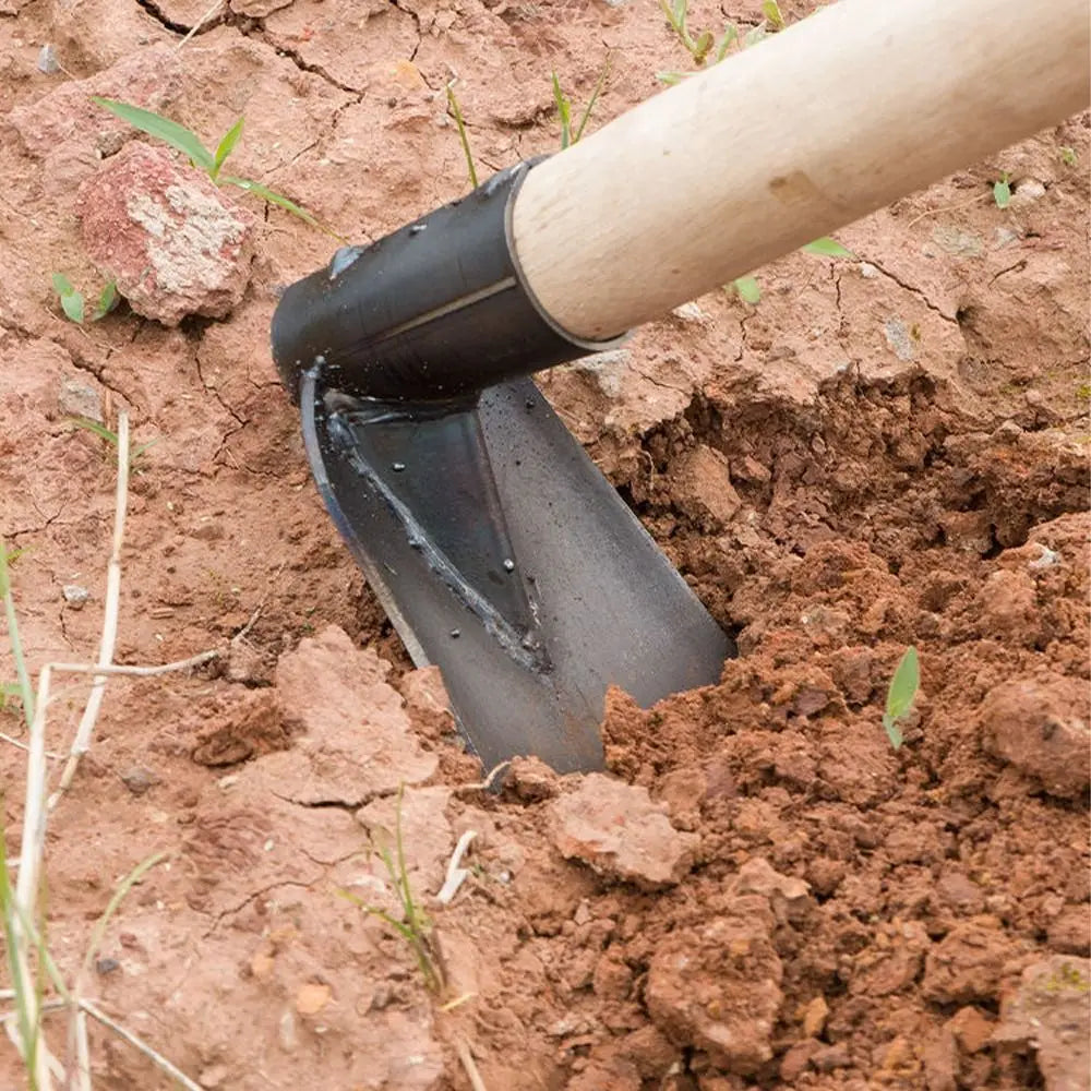 Pelle de jardin en acier durable épaissie - Outil de désherbage