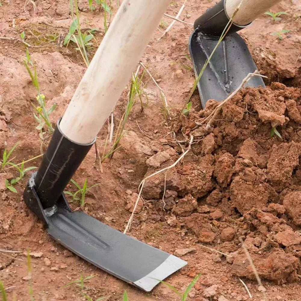 Pelle de jardin en acier durable épaissie - Outil de désherbage