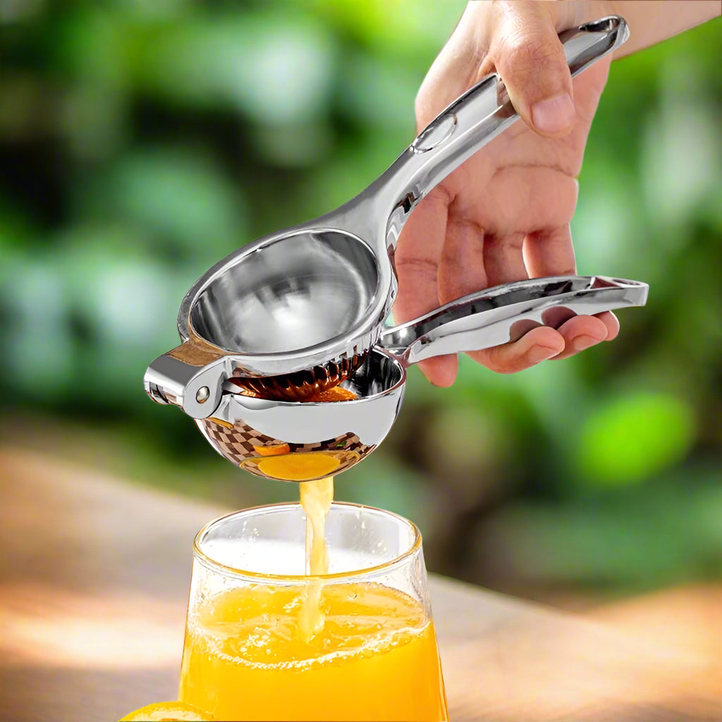 Presse-agrumes manuel en inox pour cuisine et citronniers