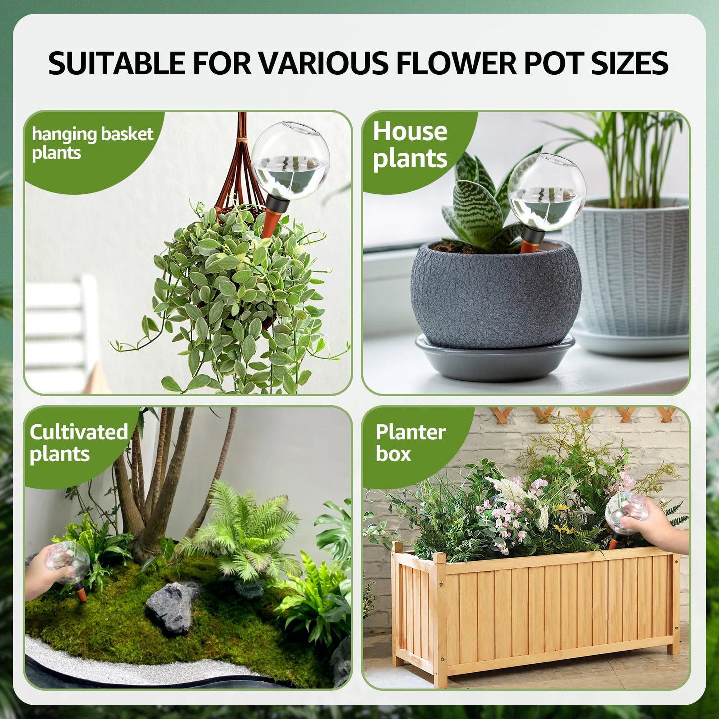Système d'irrigation goutte-à-goutte automatique 500ML pour plantes