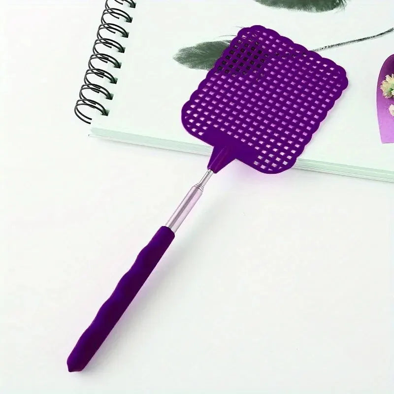 Tapette à mouche rétractable en plastique