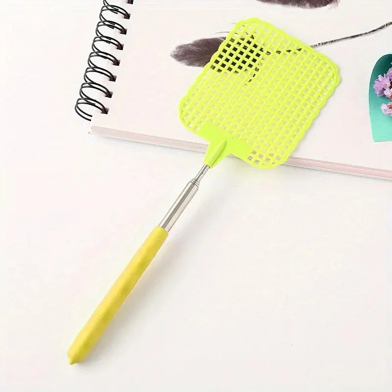 Tapette à mouche rétractable en plastique