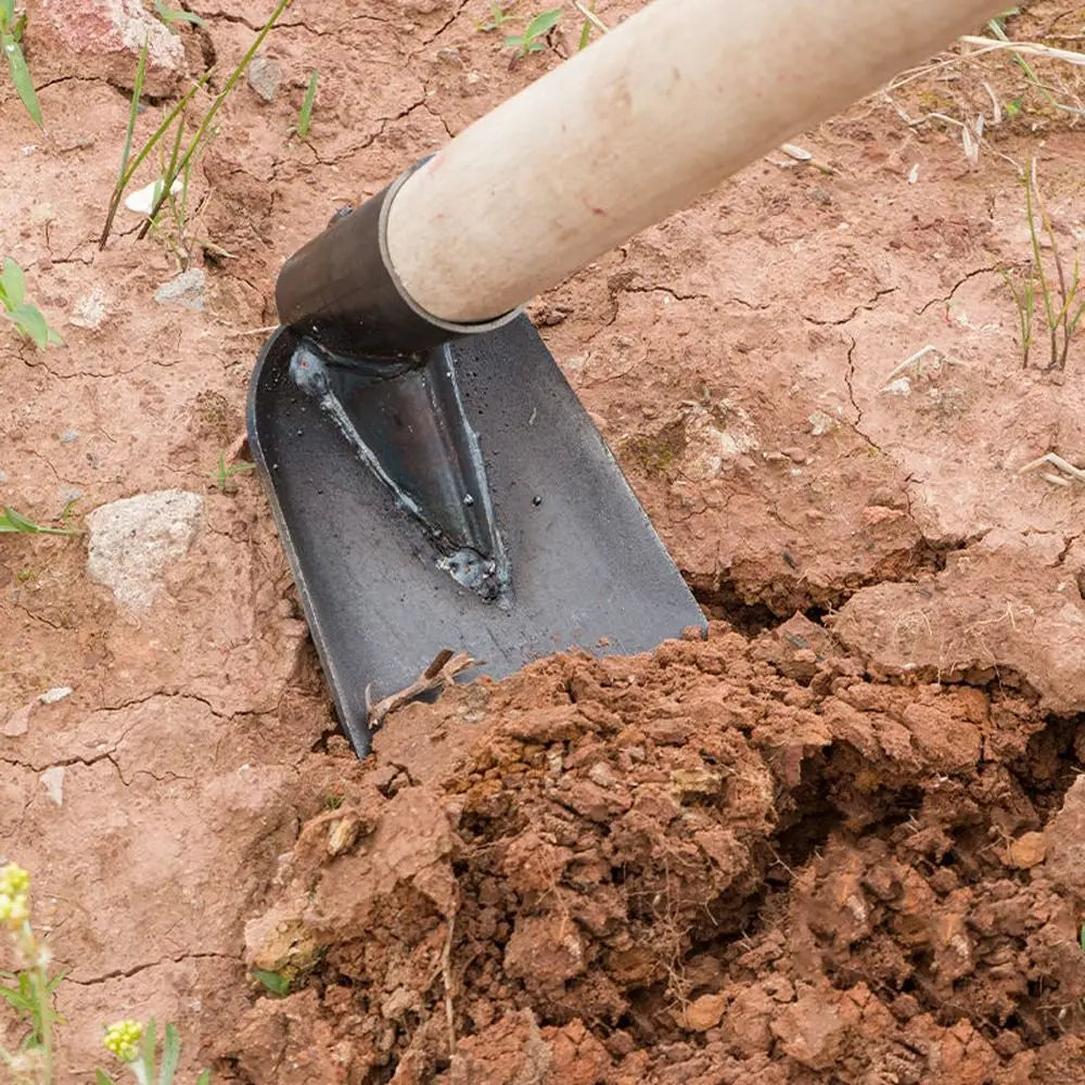 Pelle de jardin en acier durable épaissie - Outil de désherbage