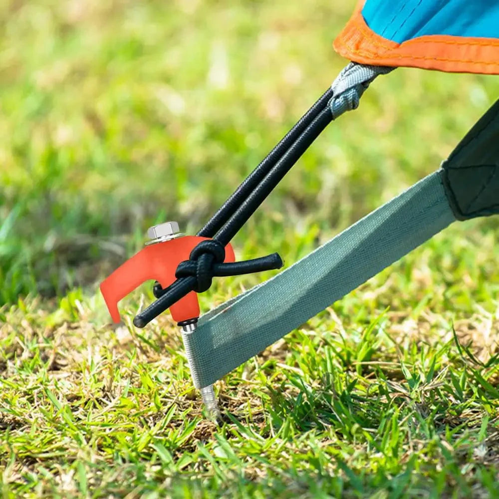 Piquets de Tente Ultra-Résistants à Visser pour Sols Durs