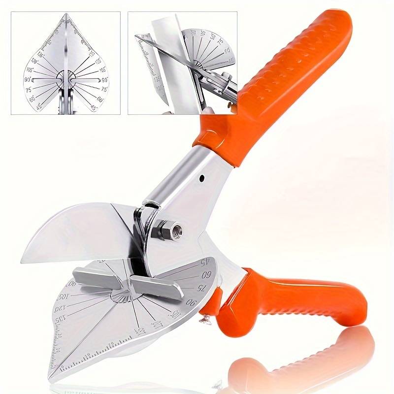 Ciseaux Précis à Onglets Réglables Multi-Angles pour Découpe