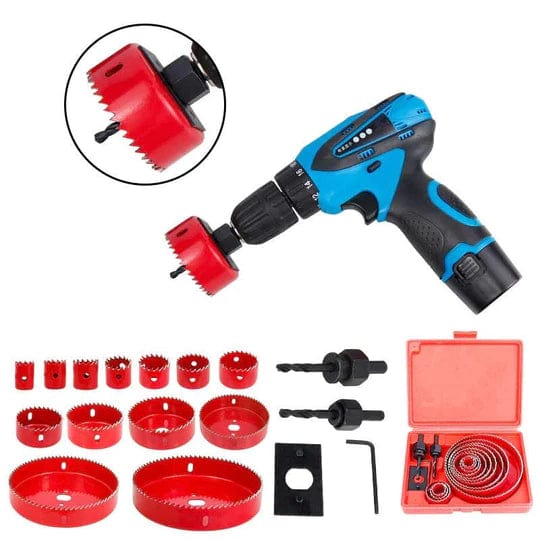 Kit de scies cloches pour ingénieurs bricoleurs 13 pièces