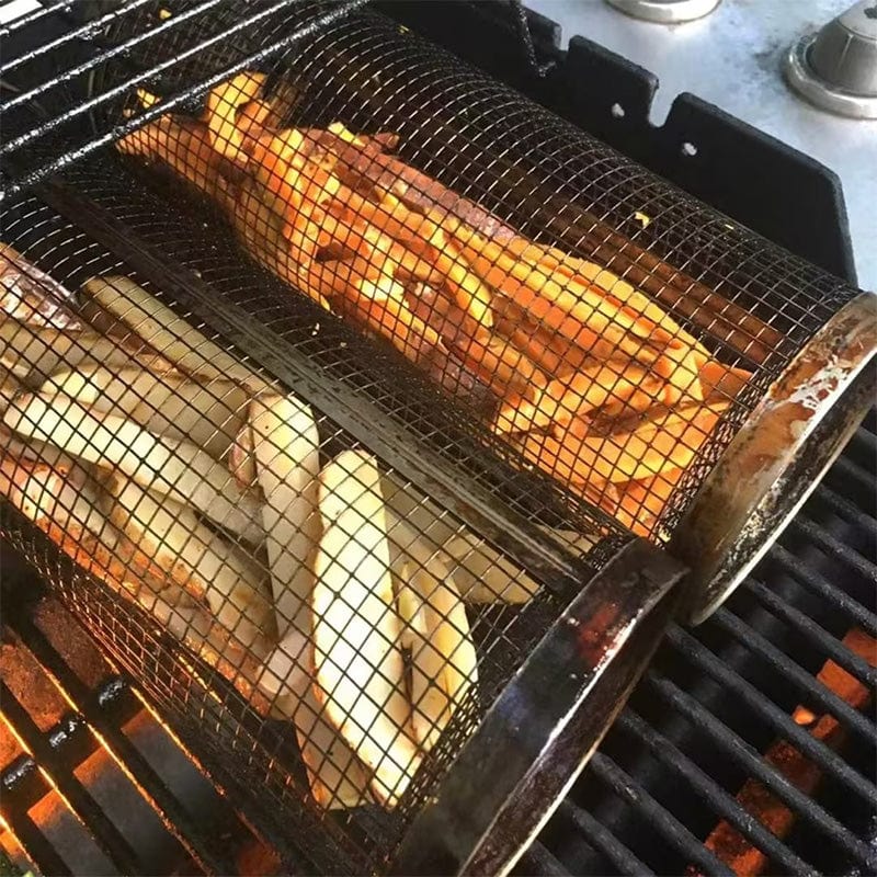 Panier de Barbecue en Cage en Acier Inoxydable