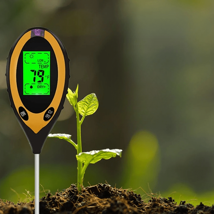 PH-mètre de Sol Numérique Multifonction 4 en 1 - Précision et Fiabilité