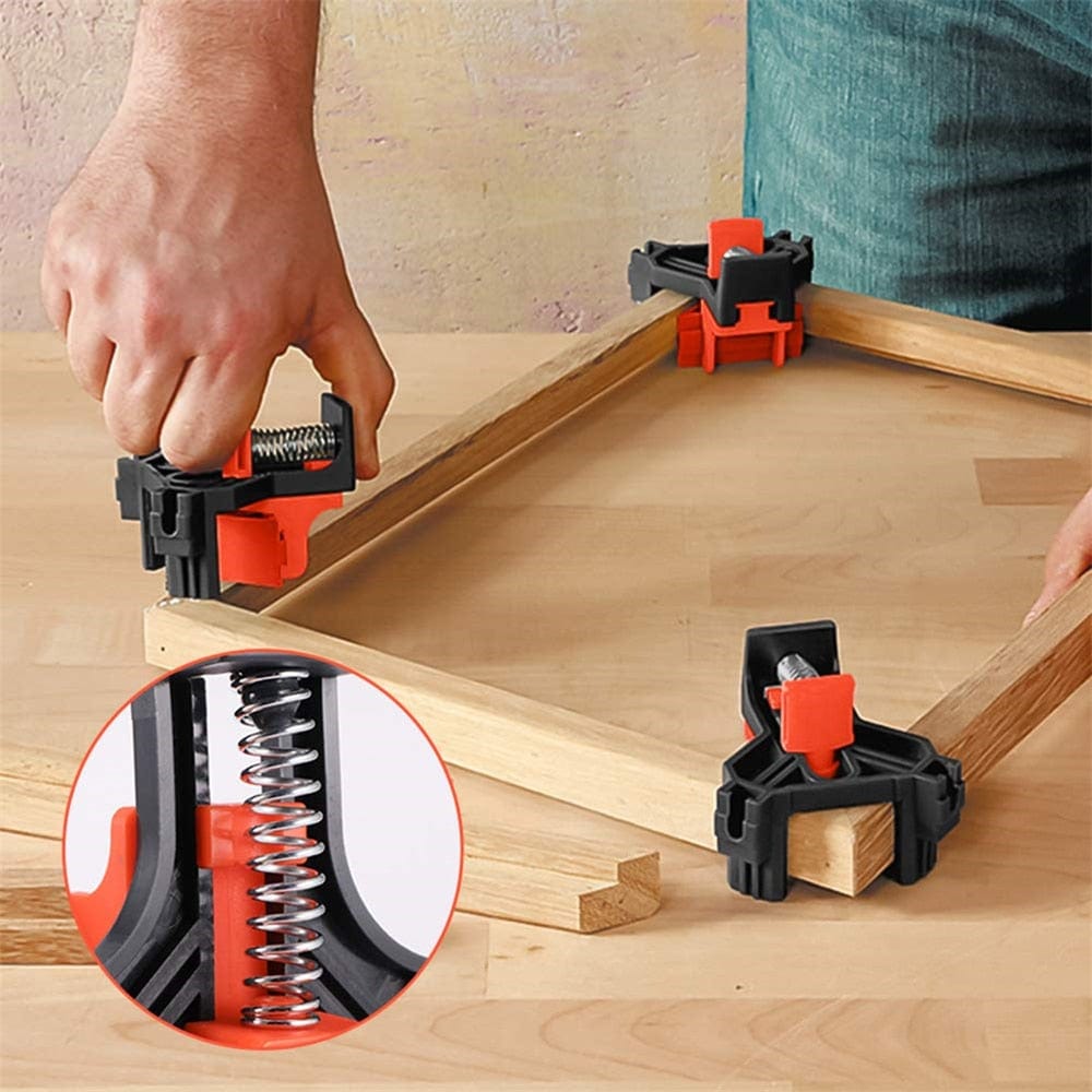 Pinces d'angles en bois pour un assemblage précis et solide
