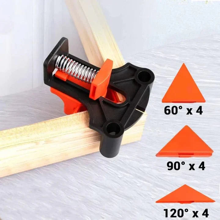 Pinces d'angles en bois pour un assemblage précis et solide