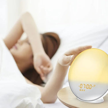 Solaris - Réveil lumineux lever et coucher du soleil avec radio FM et veilleuse