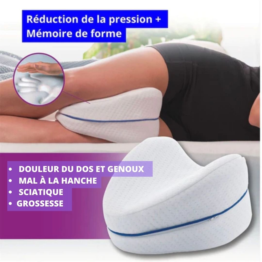 Coussin antidouleur pour Genoux - Soulagement des Douleurs Lombaires : Confort et Qualité