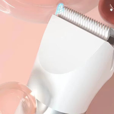 Kit de toilettage 4 en 1 pour chien - Tondeuse à poils - Vert - Blanc - Blanc - Plumzi