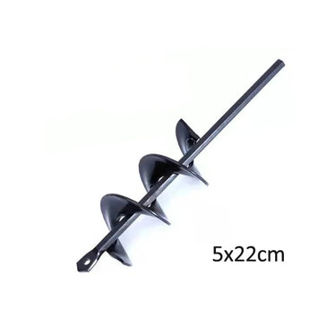 Tarière à spirale pour perceuse - 22x5cm - Plumzi