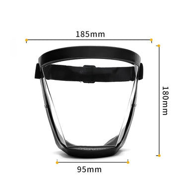 Masque de Protection Facial avec Filtre - Noir - Plumzi