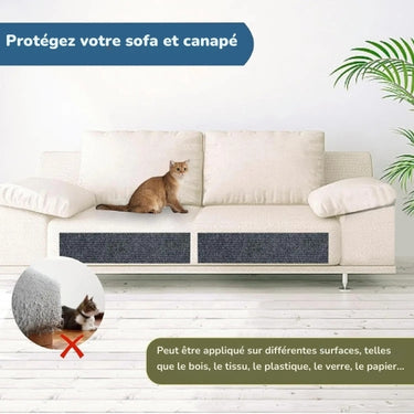 Mur Auto-Adhésif Anti-Rayures pour Canapé - Noir / 30x30CM - Plumzi