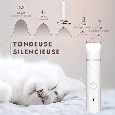 Kit de Tondeuse pour Chiens avec Faible Bruit - Default Title - Plumzi