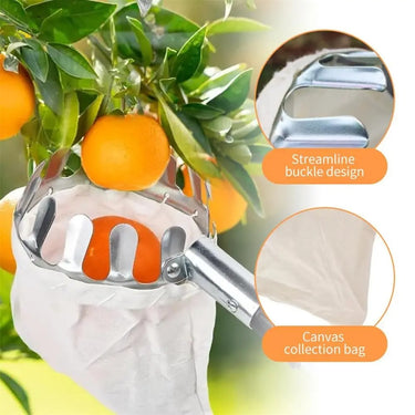 Cueilleur de Fruits Ergonomique - Pour Récolte Facile et Pratique - Default Title - Plumzi