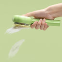 Brosse nettoyante pour poils d'animaux - Vert - Plumzi