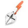 Ciseaux Précis à Onglets Réglables Multi-Angles pour Découpe - Orange - Plumzi