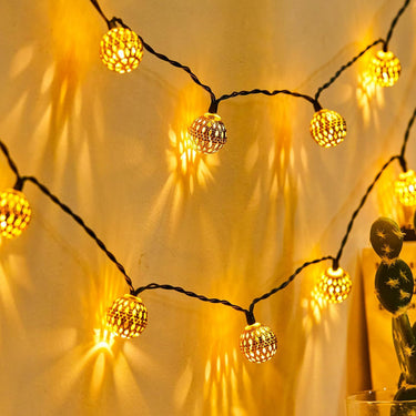 FlareLight - Guirlandes Solaires Marocaines pour Éclairage Extérieur