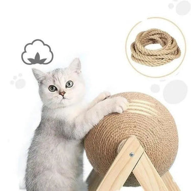 Boule Griffoir Pour Chat - Forme en V / S - Plumzi