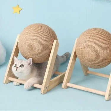 Boule Griffoir Pour Chat - Forme en V / S - Plumzi