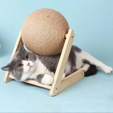 Boule Griffoir Pour Chat - Forme en V / S - Plumzi