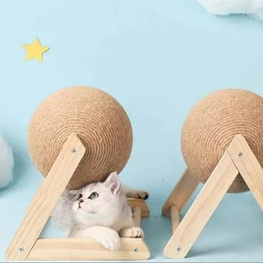 Boule Griffoir Pour Chat - Forme en V / S - Plumzi