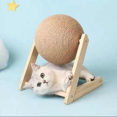 Boule Griffoir Pour Chat - Forme en V / S - Plumzi