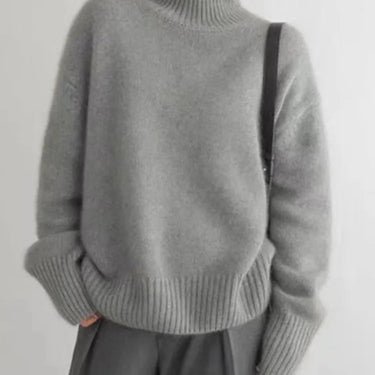 Pull femme col roulé élégant pour un look chic et confortable