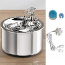 Fontaine à eau pour chat et chien avec capteur de mouvement - Avec capteur + 1 filtre - Plumzi