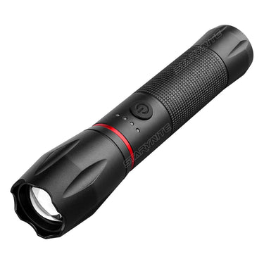 2 Lampes de poche LED tactique rechargeable USB 1800mAh