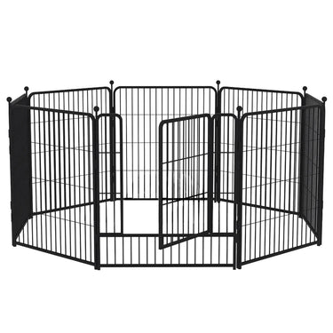 Panneaux pliables en métal pour chiens et grands animaux