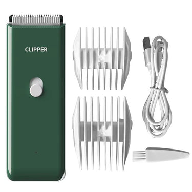 Clipper pour Chien Sans Fil - Outil de Toilettage Silencieux et Puissant - Vert - Plumzi
