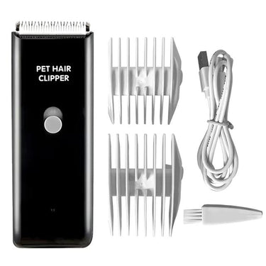Clipper pour Chien Sans Fil - Outil de Toilettage Silencieux et Puissant - Noir - Plumzi