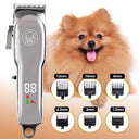 Clipper de Toilettage pour Chien avec Lames Réglables et Accessoires - Default Title - Plumzi