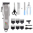 Clipper de Toilettage pour Chien avec Lames Réglables et Accessoires - Default Title - Plumzi