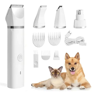 Kit de Tondeuse pour Chiens avec Faible Bruit - Default Title - Plumzi