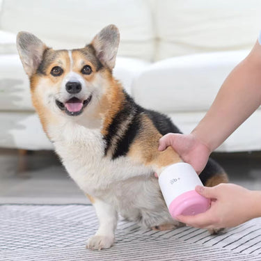 Nettoyant Portable pour Pattes de Chien - Petit / Rose - Plumzi