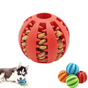 Balle à mâcher pour chiens - Jaune / 7 cm - Plumzi