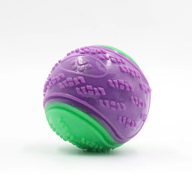 Balle interactive résistante pour chien en TPR - Violet - Plumzi
