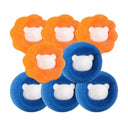 6x Boule de lessive Magique - Attrape poils - Bleu A - Plumzi