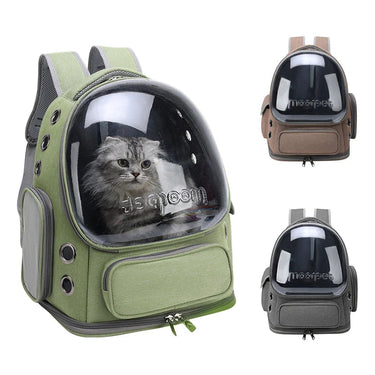 Sac de transport Transparent pour animaux - Confort et Praticité - Gris - Plumzi
