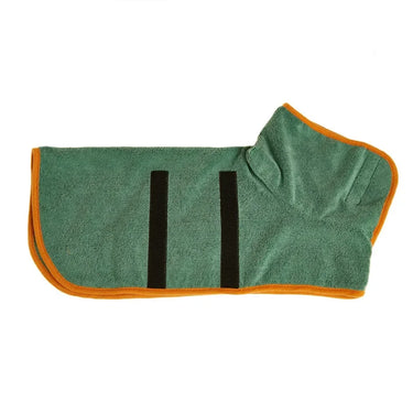 Peignoir pour chien - Serviette douce et absorbante pour tous chiens - Vert / S - Plumzi