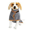 Peignoir pour chien - Serviette douce et absorbante pour tous chiens - Marron / L - Plumzi