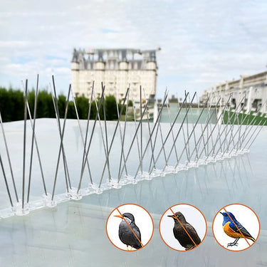 Pointes en Acier pour oiseaux et pigeons - 1 x 25cm - Plumzi