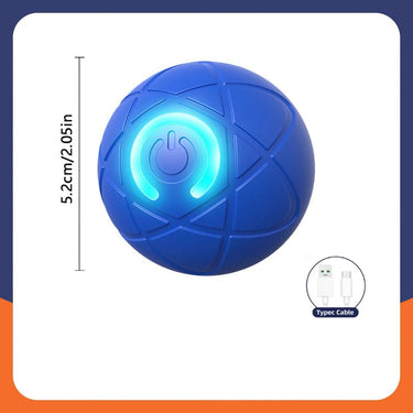 Balle intelligente pour chien et chat - Bleu X - Plumzi