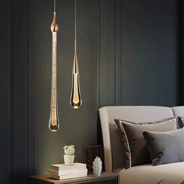 Gleamix - Lustres en cristal modernes nordiques pour chambre ou bar élégant